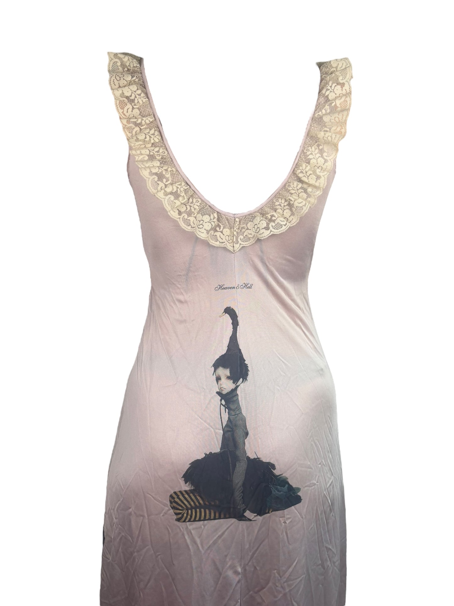 You Have to Kill Your Darlings Purple Flutter Slip Dress - L