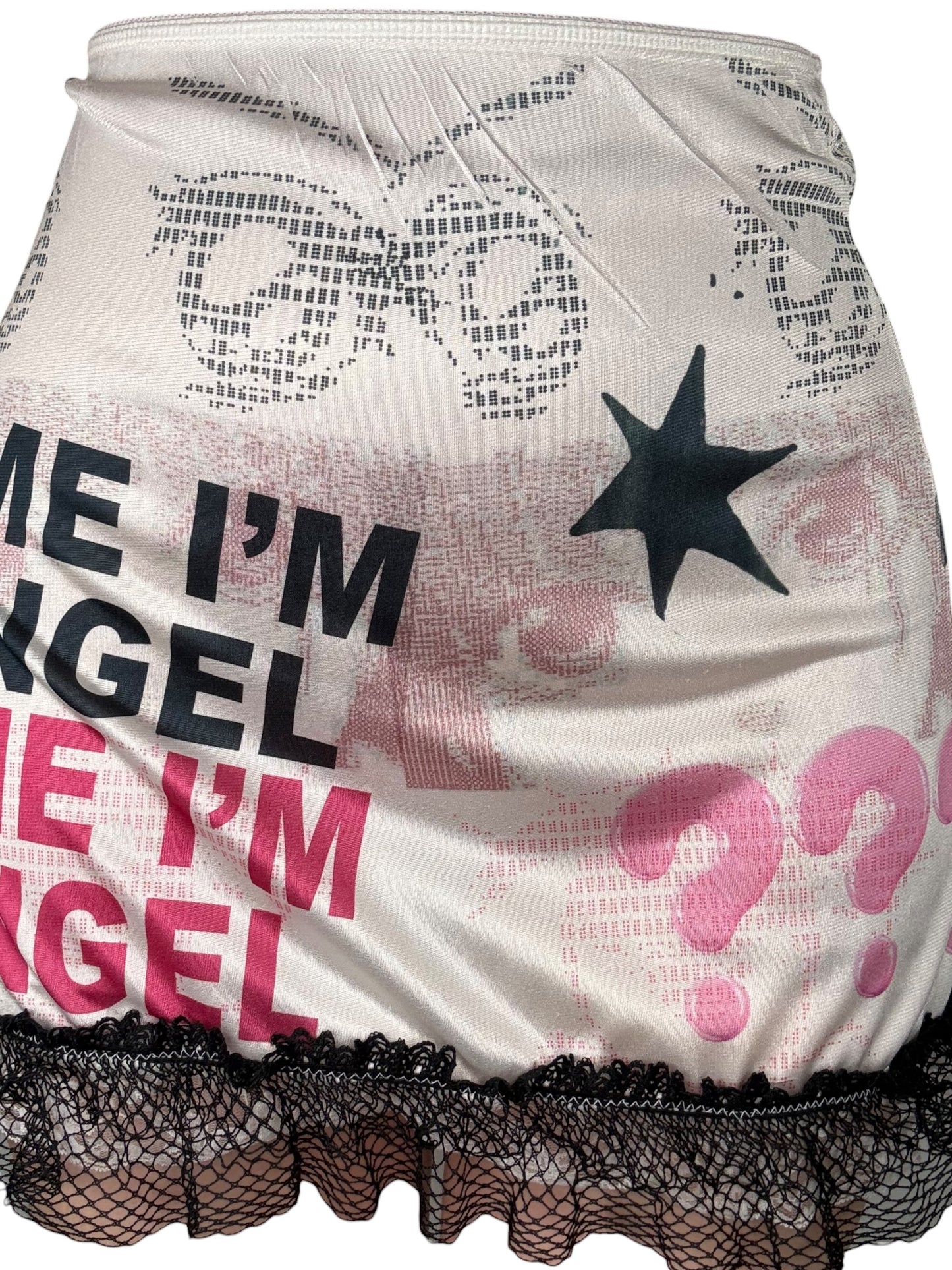Kiss My Bitter Teeth Slip Skirt - L/XL