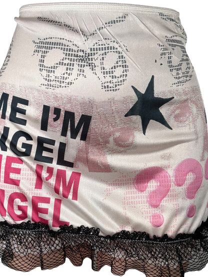 Kiss My Bitter Teeth Slip Skirt - L/XL