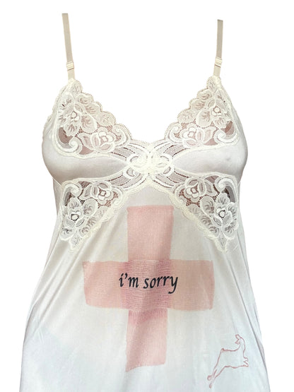 I'm Sorry, Angel Slip Dress - L/XL