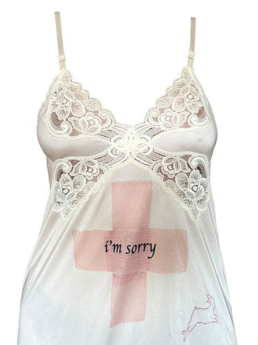 I'm Sorry, Angel Slip Dress - L/XL