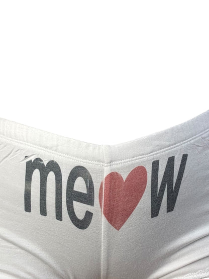 Meow Micro Shorts - L