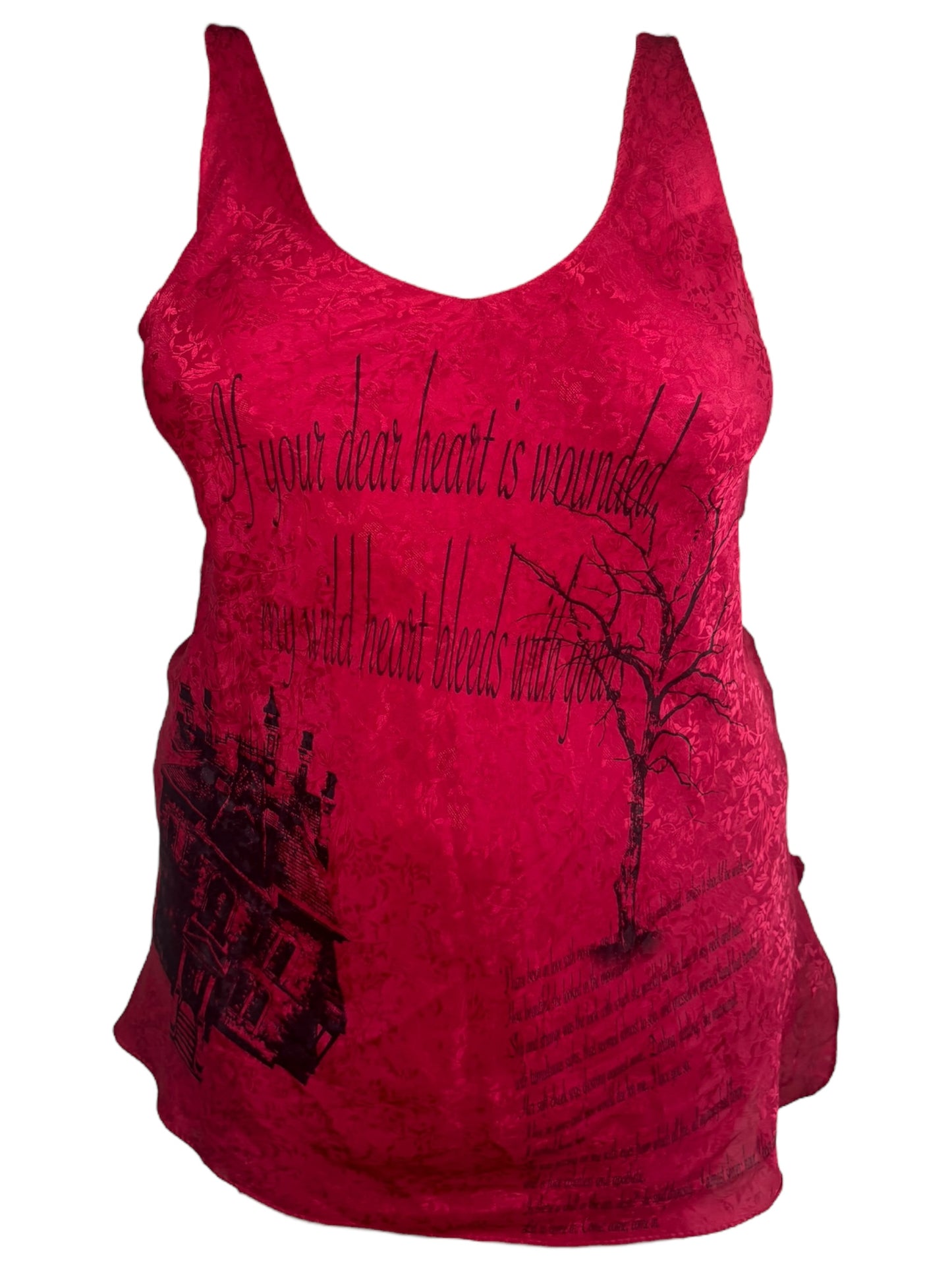 My Wild Heart Bleeds With You Pink Slip Dress - 3X/4X