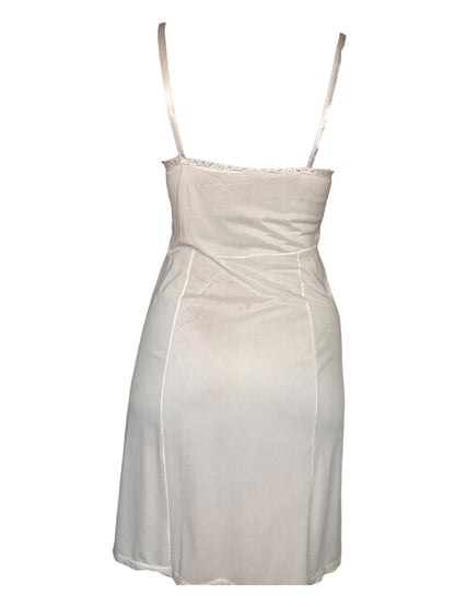 Studded Angel White Slip Dress - L