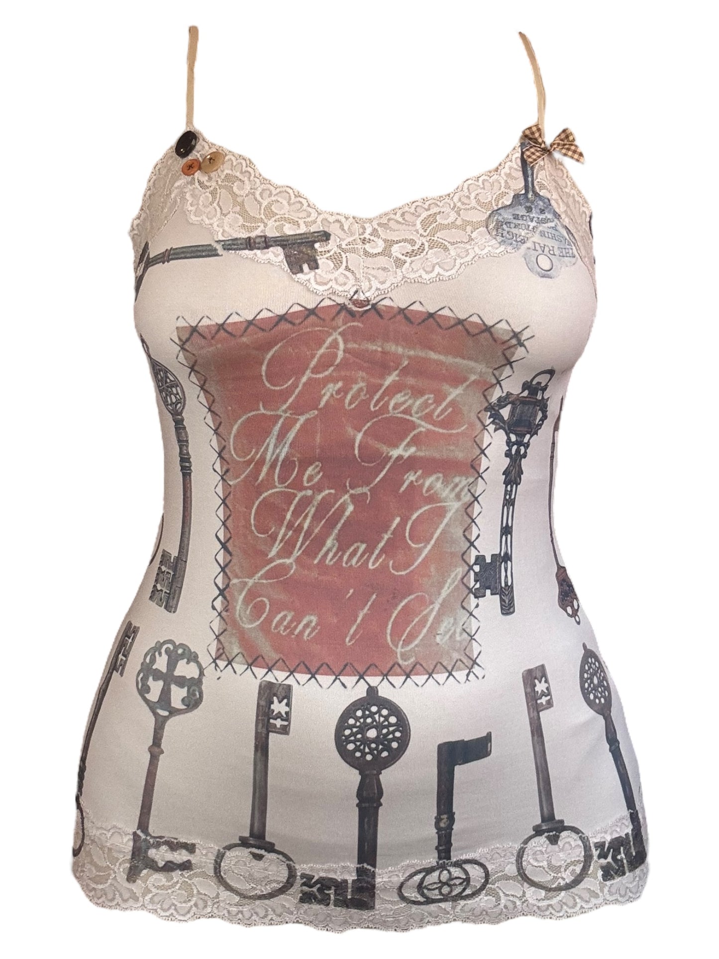 Alice's Fall Cream Tank - S/M