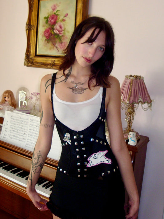 Reveal Me Black Underbust Bodysuit - XS