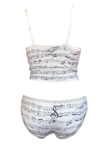 Music=Life Tank + Undie Set - M