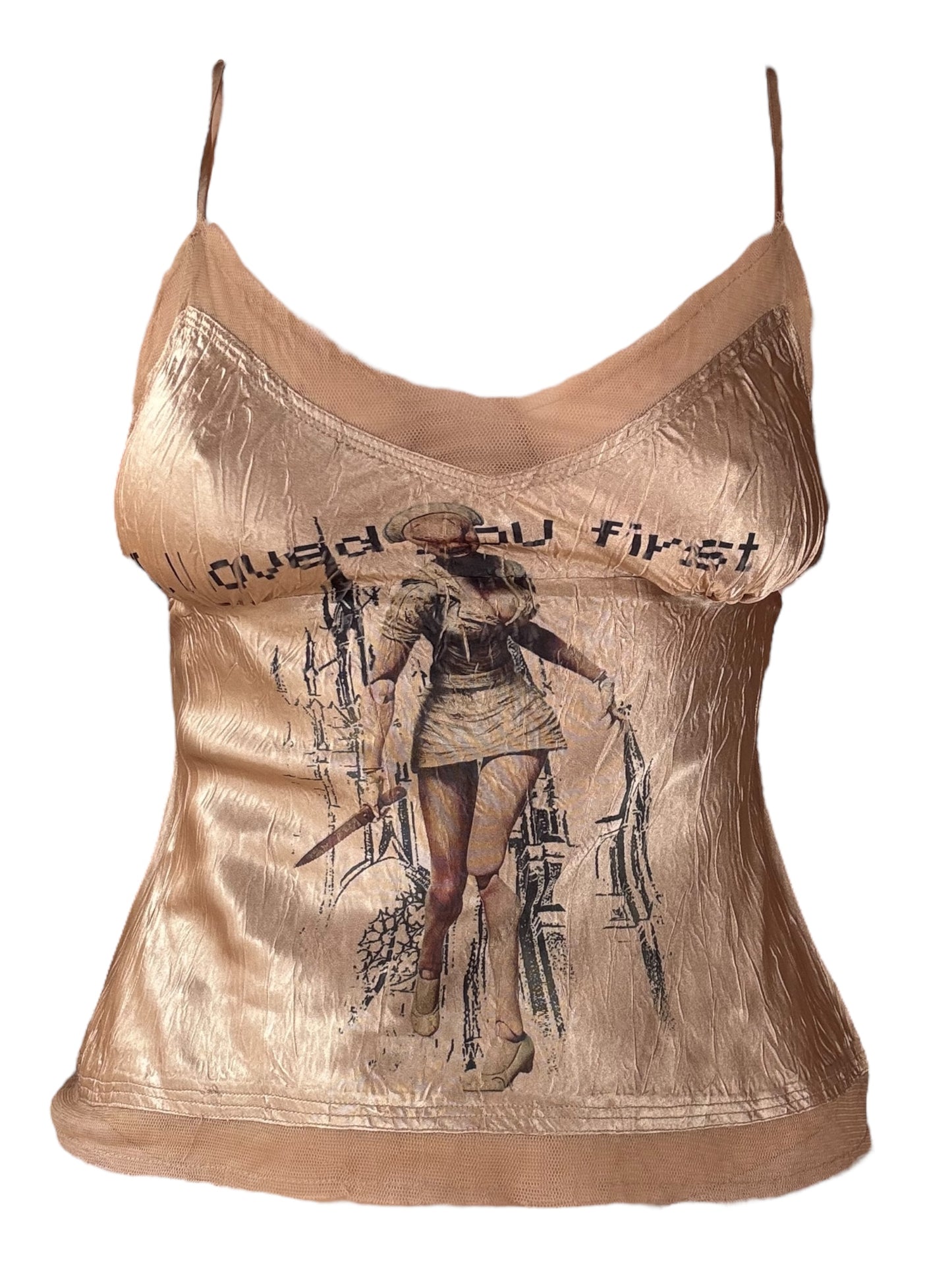 I Loved You First Gold Tank - S