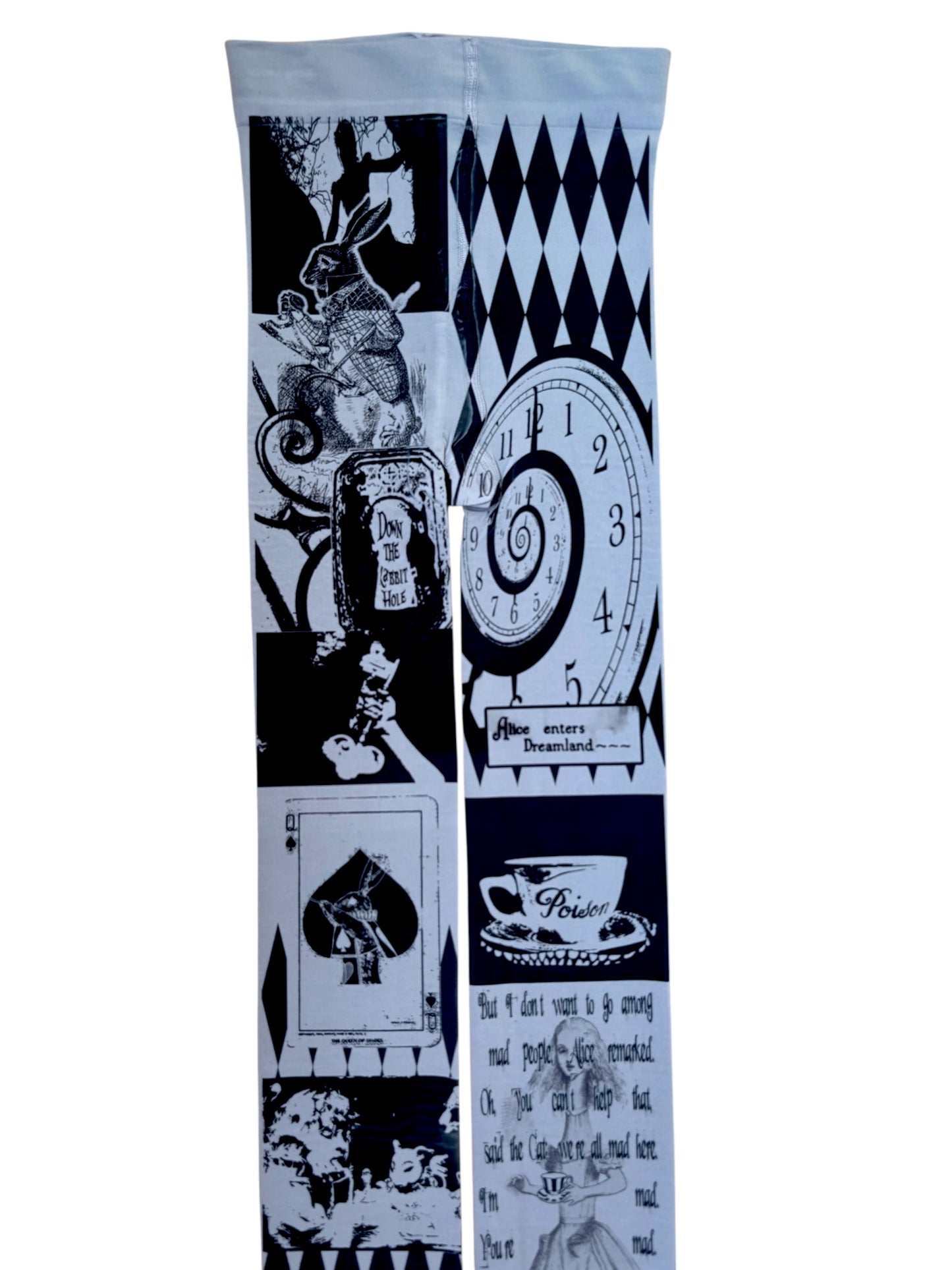 Wonderland Blue Tights