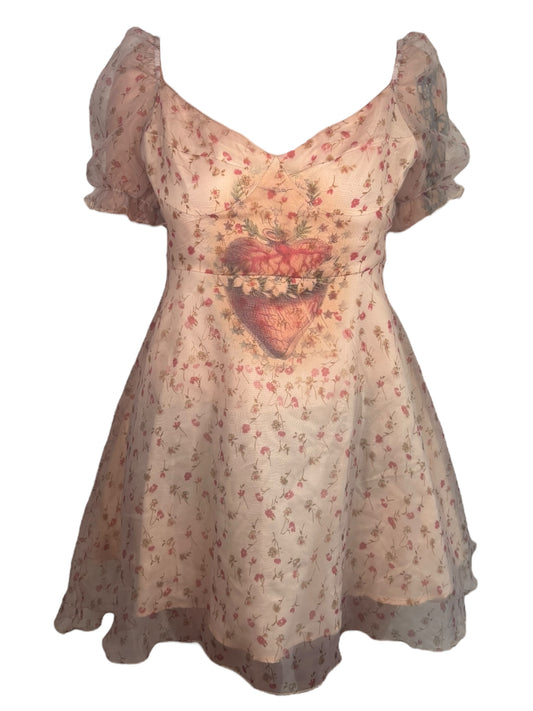 Sacred Heart Floral Fairy Dress - L