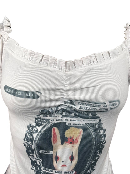 Doll's Reverie Rouched Off-Shoulder Top - L/XL
