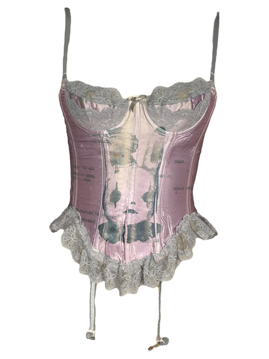 Pooka's Dream Lavender + Grey Corset - XXS