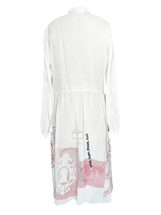Hopes and Dreams Vintage Button Down Dress - M