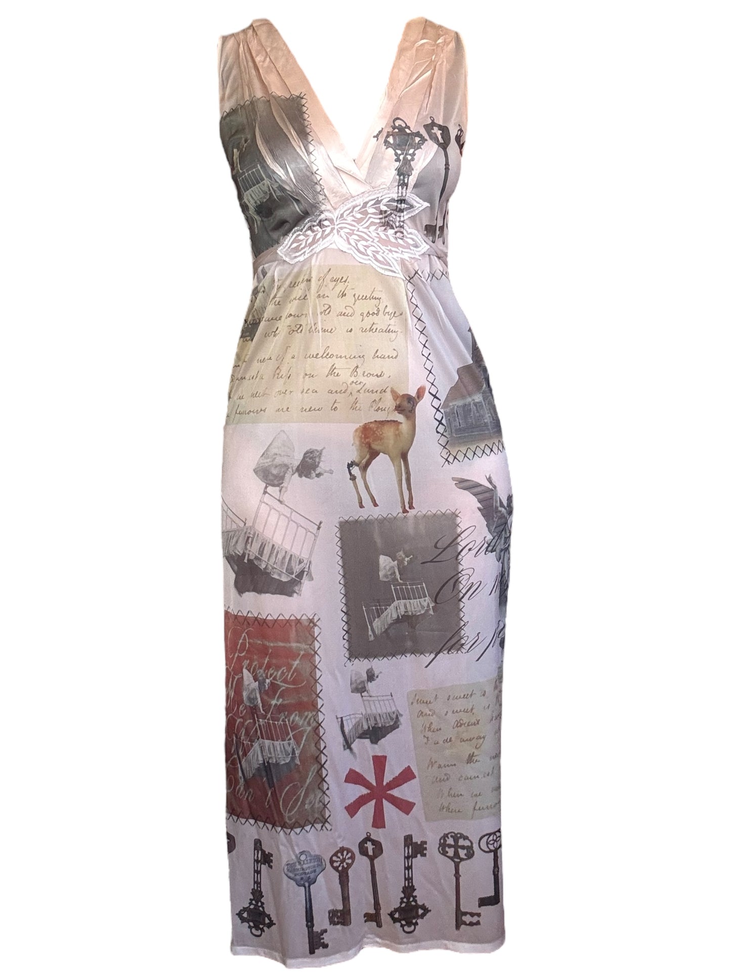 Alice's Fall Cream Vintage Dress - 2X