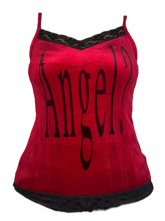 Angel? Red Velvet Tank - L