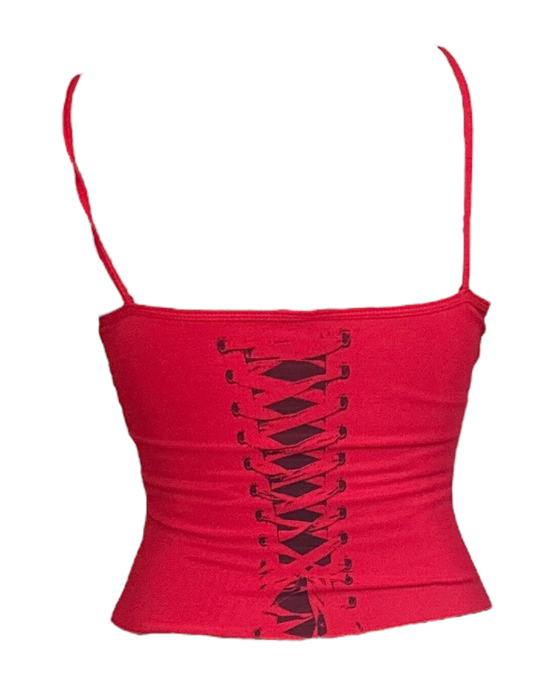Cordelia Red Corset Tank - M