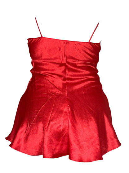 Angel's Wrath Red Lace Mini Dress/Bodysuit - S