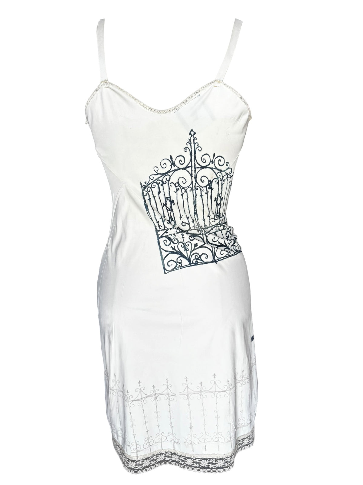On the Cross Vintage Slip Dress - S