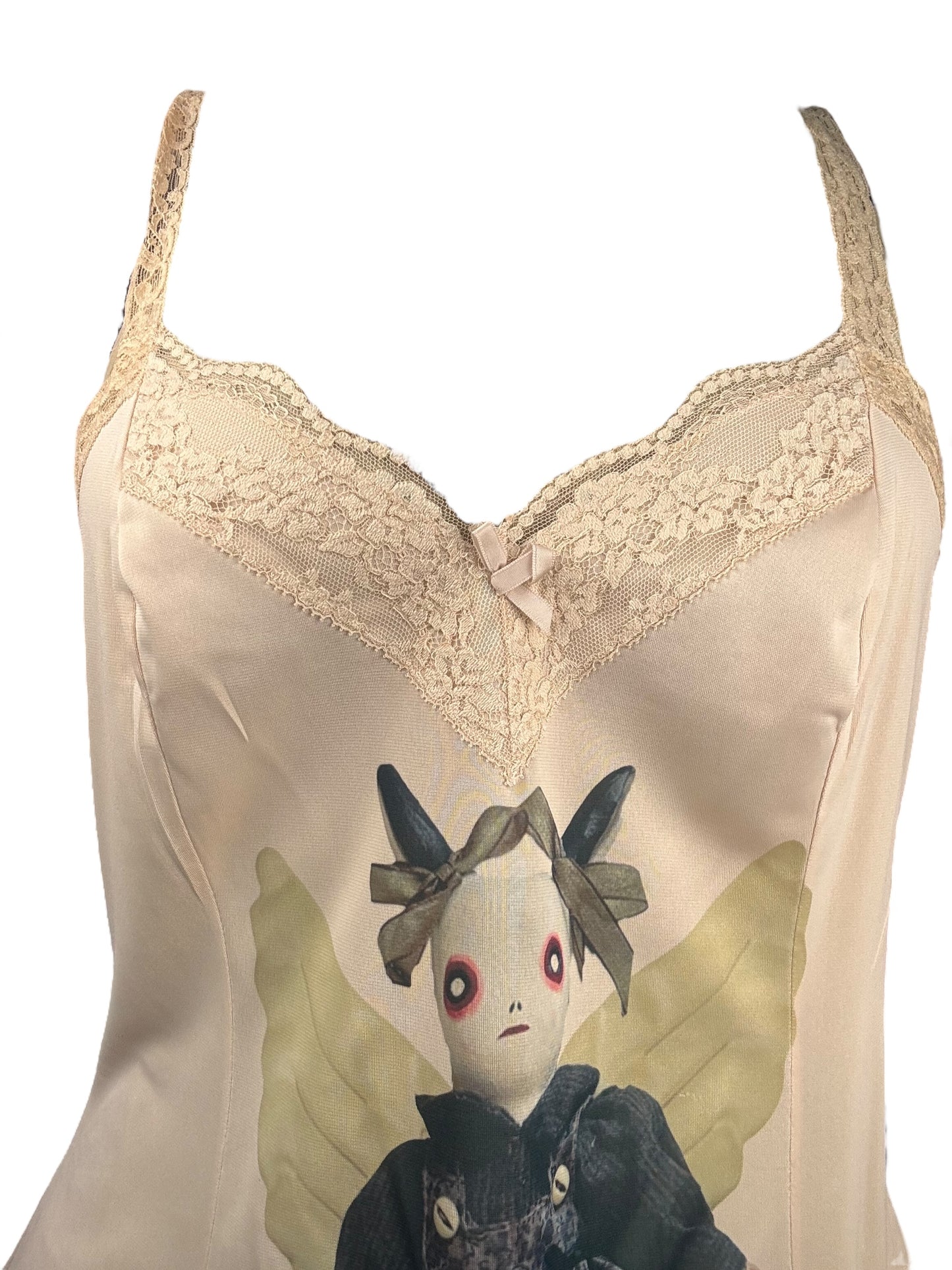 Fallen Angel Tan Slip Tank - XL