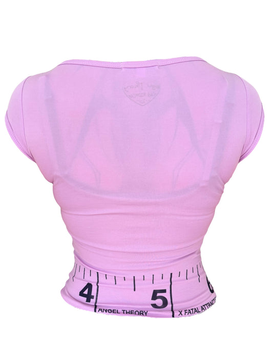 Addiction to Love Paris Blues Lavender Tee - S