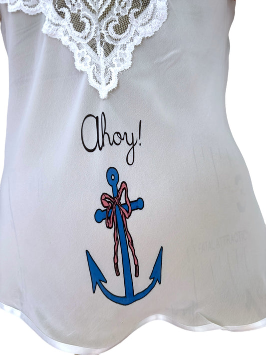 Sailor Babydoll Mini Dress - M/L