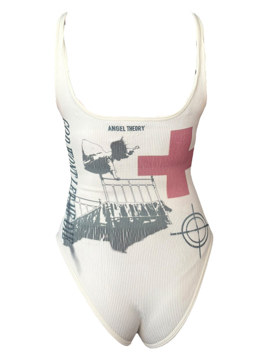 Alice's Fall Ribbed Bodysuit - L