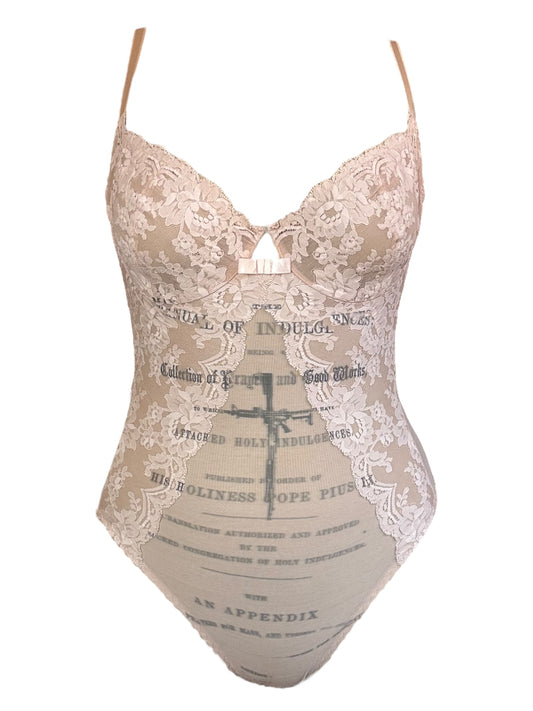 Indulgences Tan Bodysuit - XS