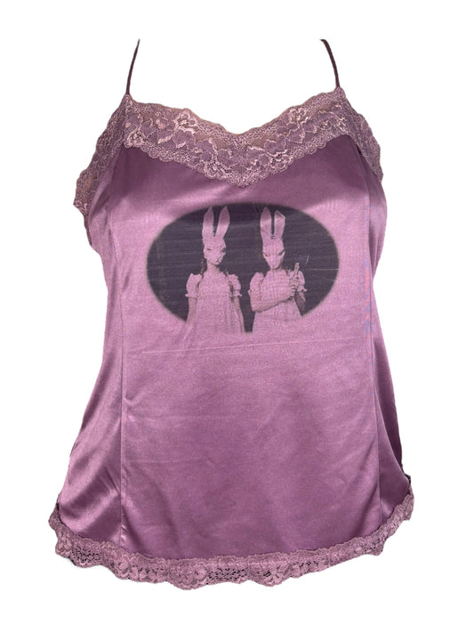 I Love You, Bunny Purple Tank - 1X/2X