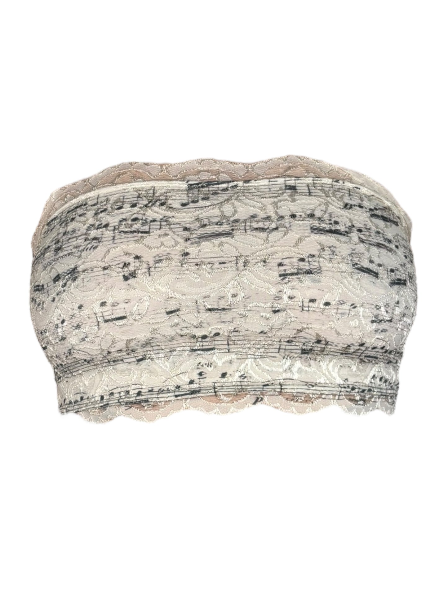 Music Note Tube Top - XS