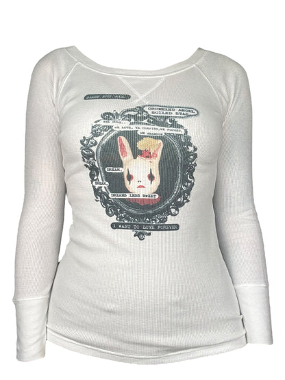 Doll's Reverie White Henley - M/L
