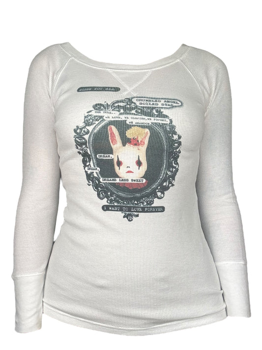 Doll's Reverie White Henley - M/L