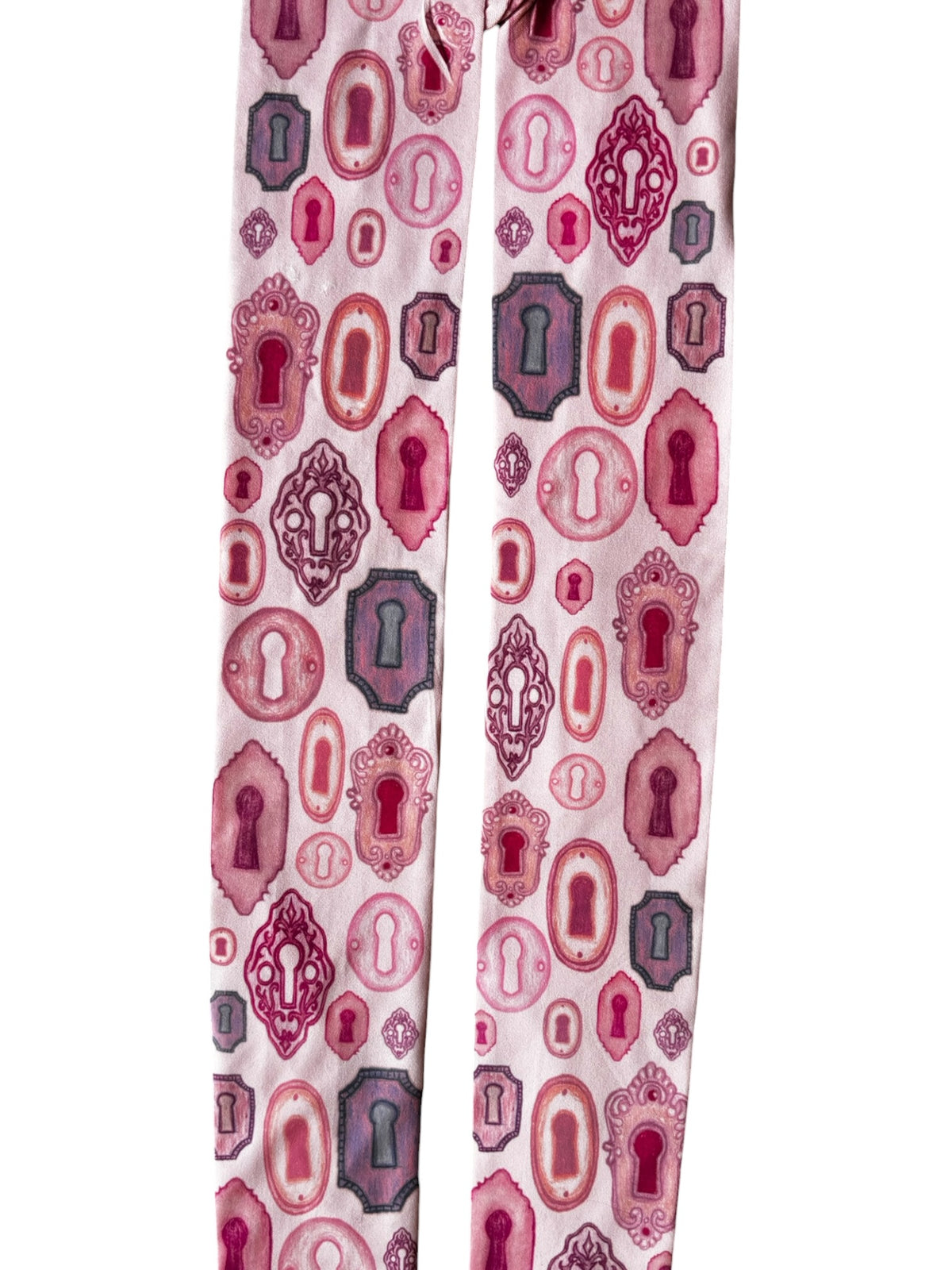 Keyhole Pink Tights