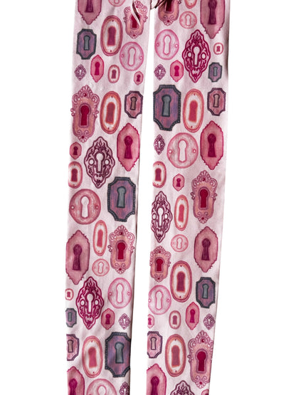 Keyhole Pink Tights