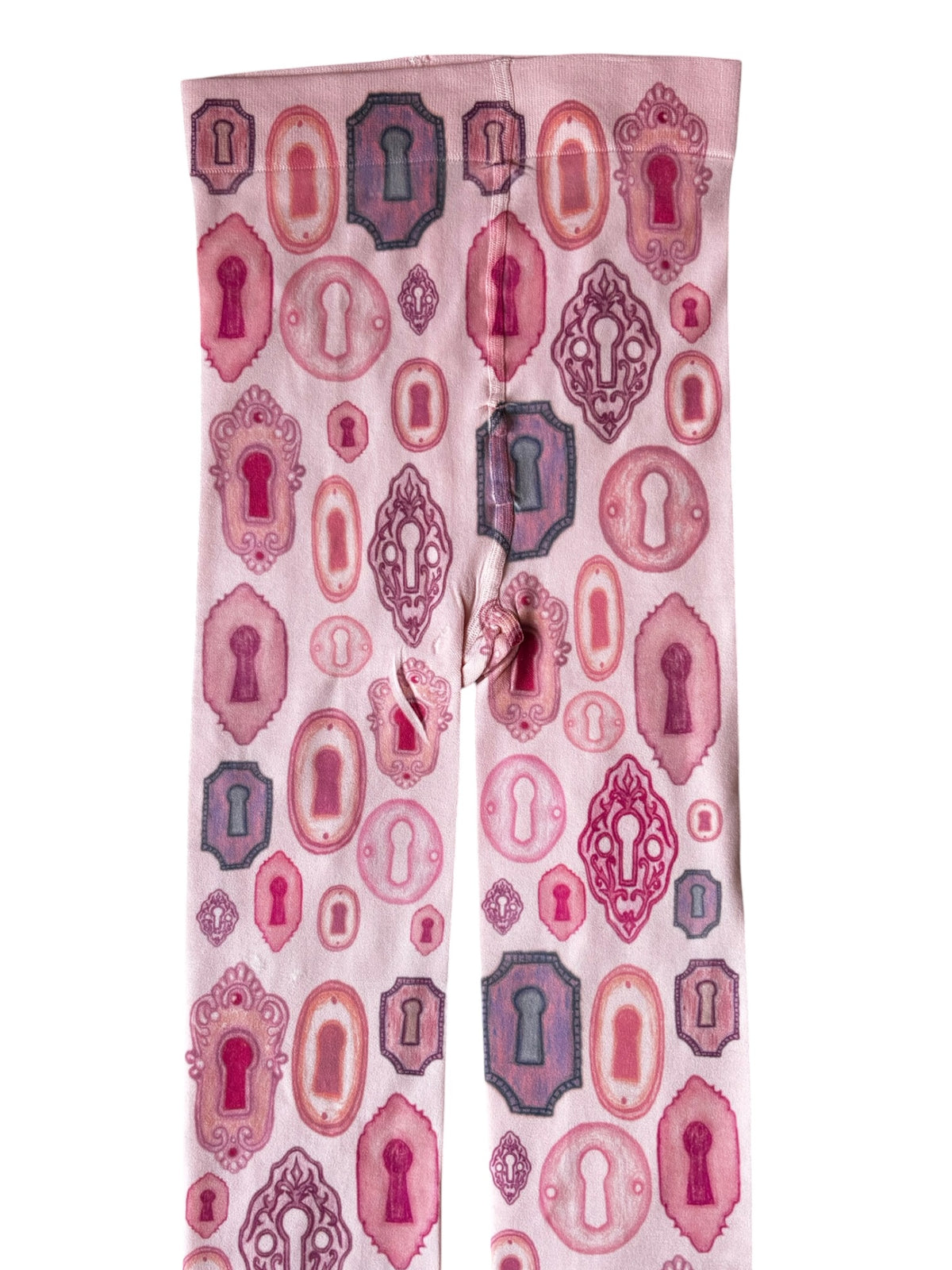 Keyhole Pink Tights