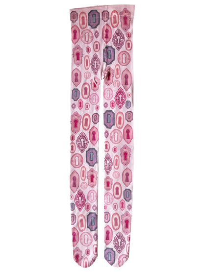Keyhole Pink Tights