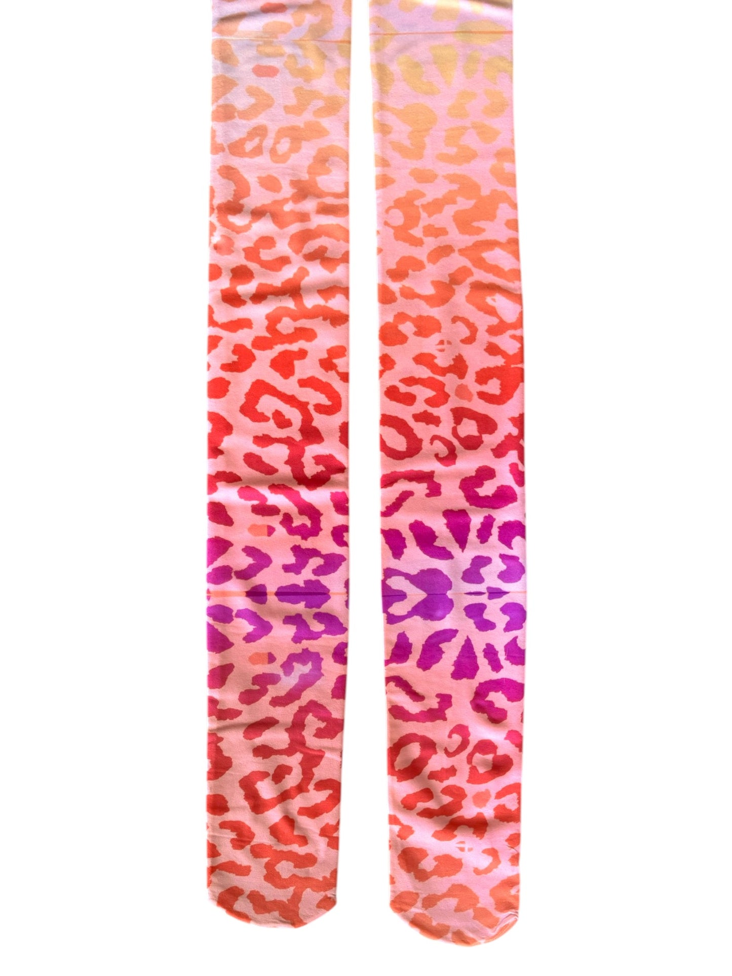 Sunset Sorbet Leopard Tights