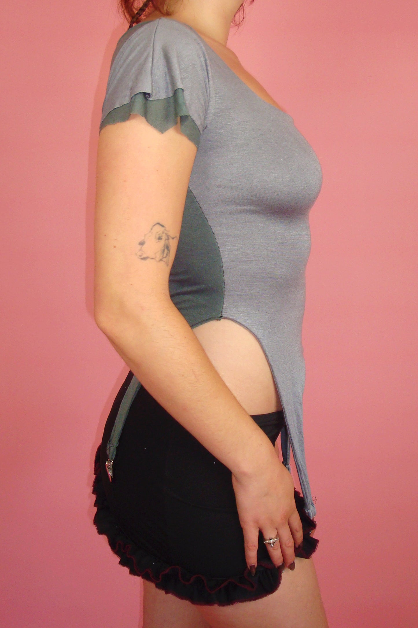 Alice Grey Garter Tank Sample - M