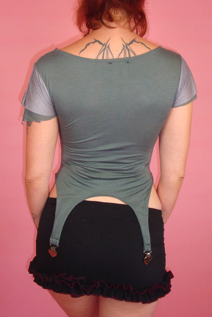 Alice Grey Garter Tank Sample - M
