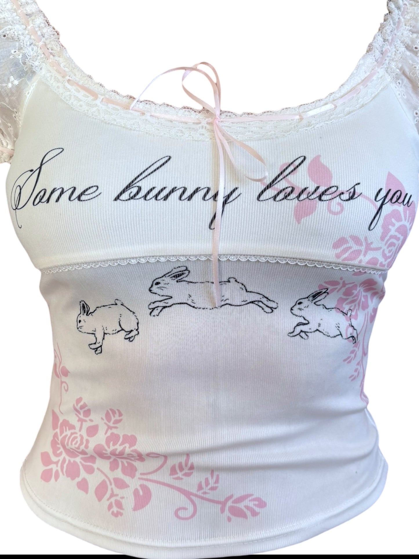 Some Bunny Loves You Babydoll Tee