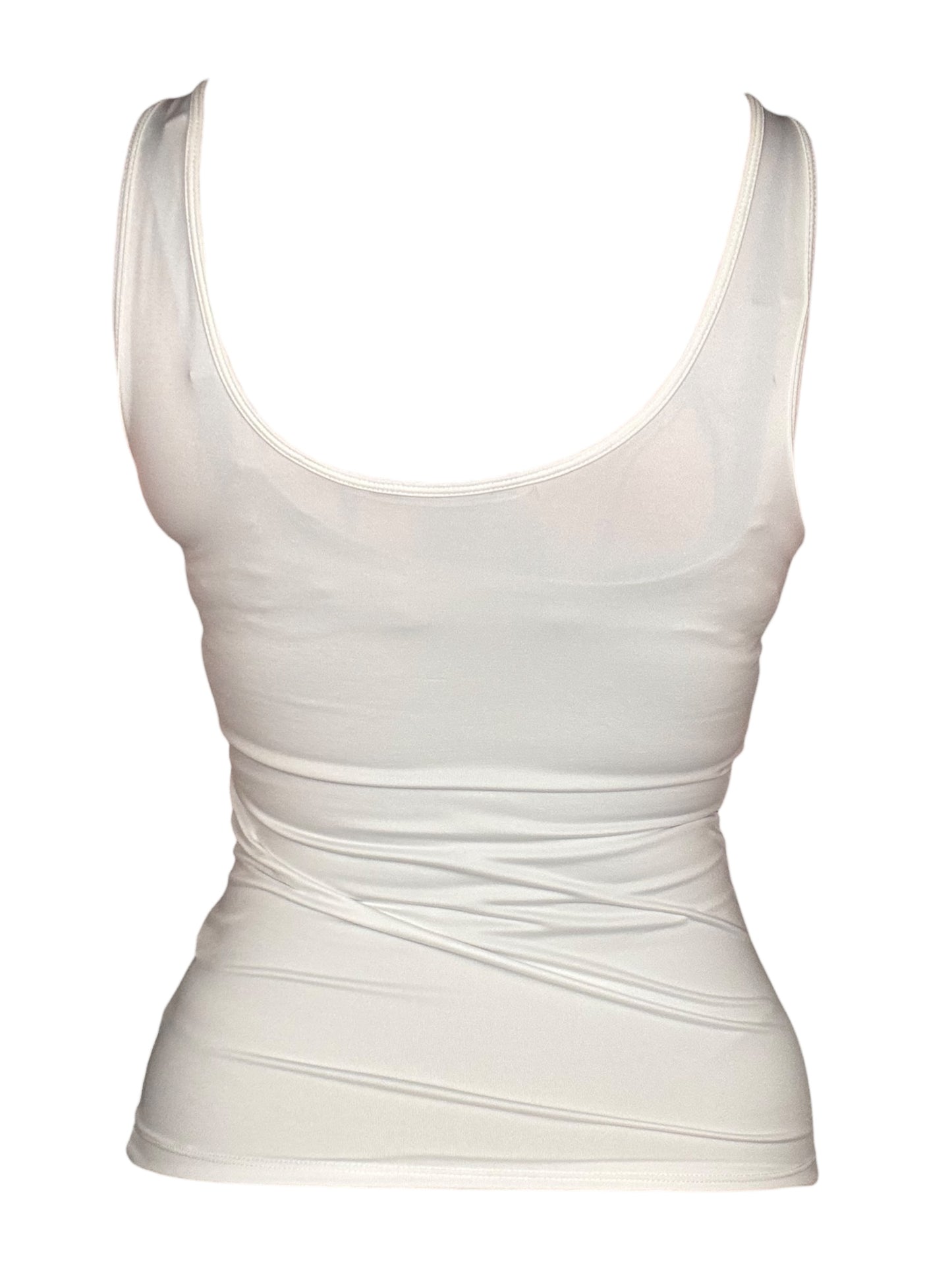 Terminally Lovesick White Lace Tank - M