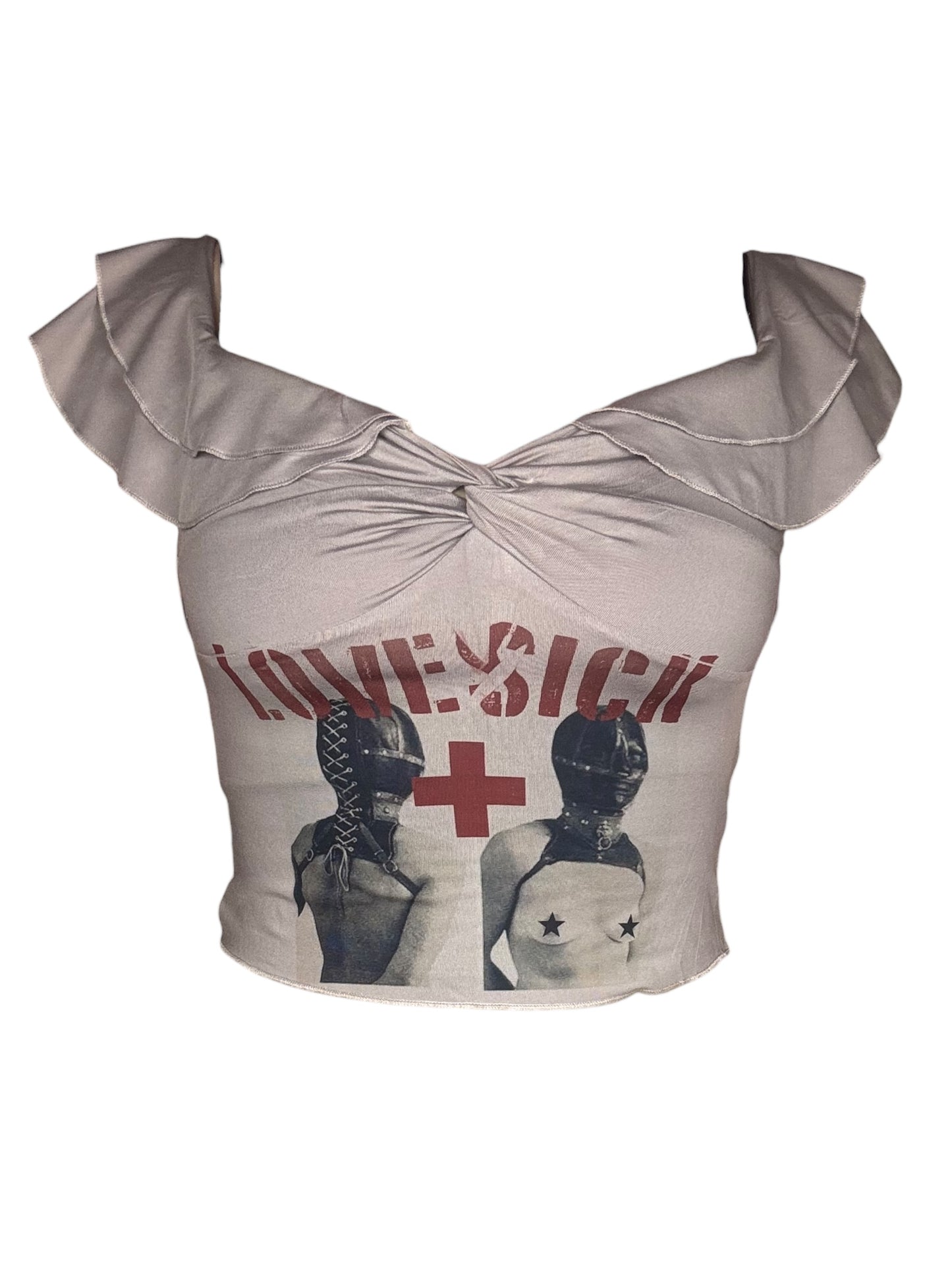 Lovesick Grey Top - M