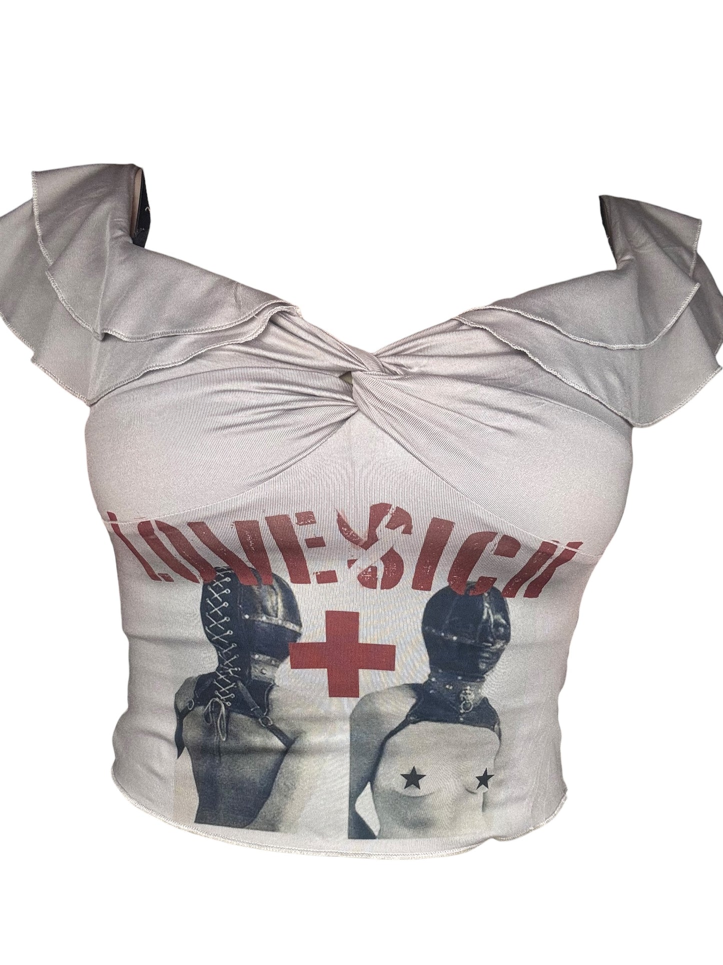 Lovesick Grey Top - M