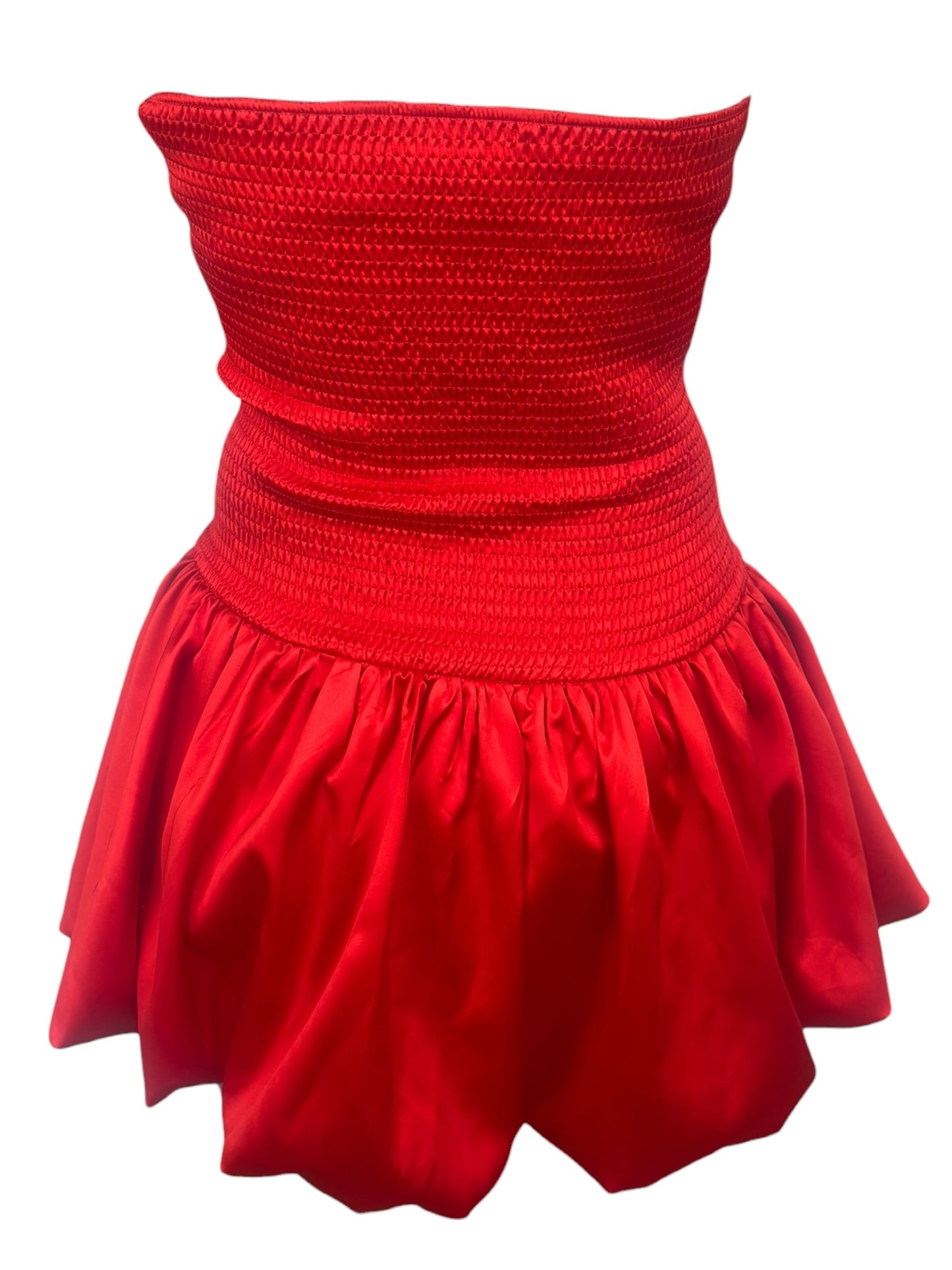 Target Practice Red Bubble Dress - L