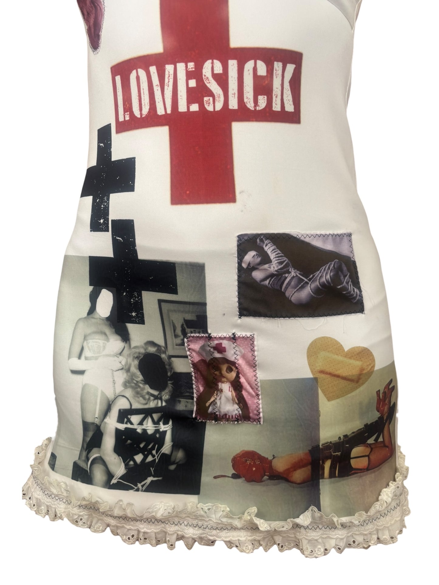 Tied in a Bow White Betsey Dress - M