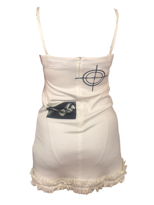 Tied in a Bow White Betsey Dress - M