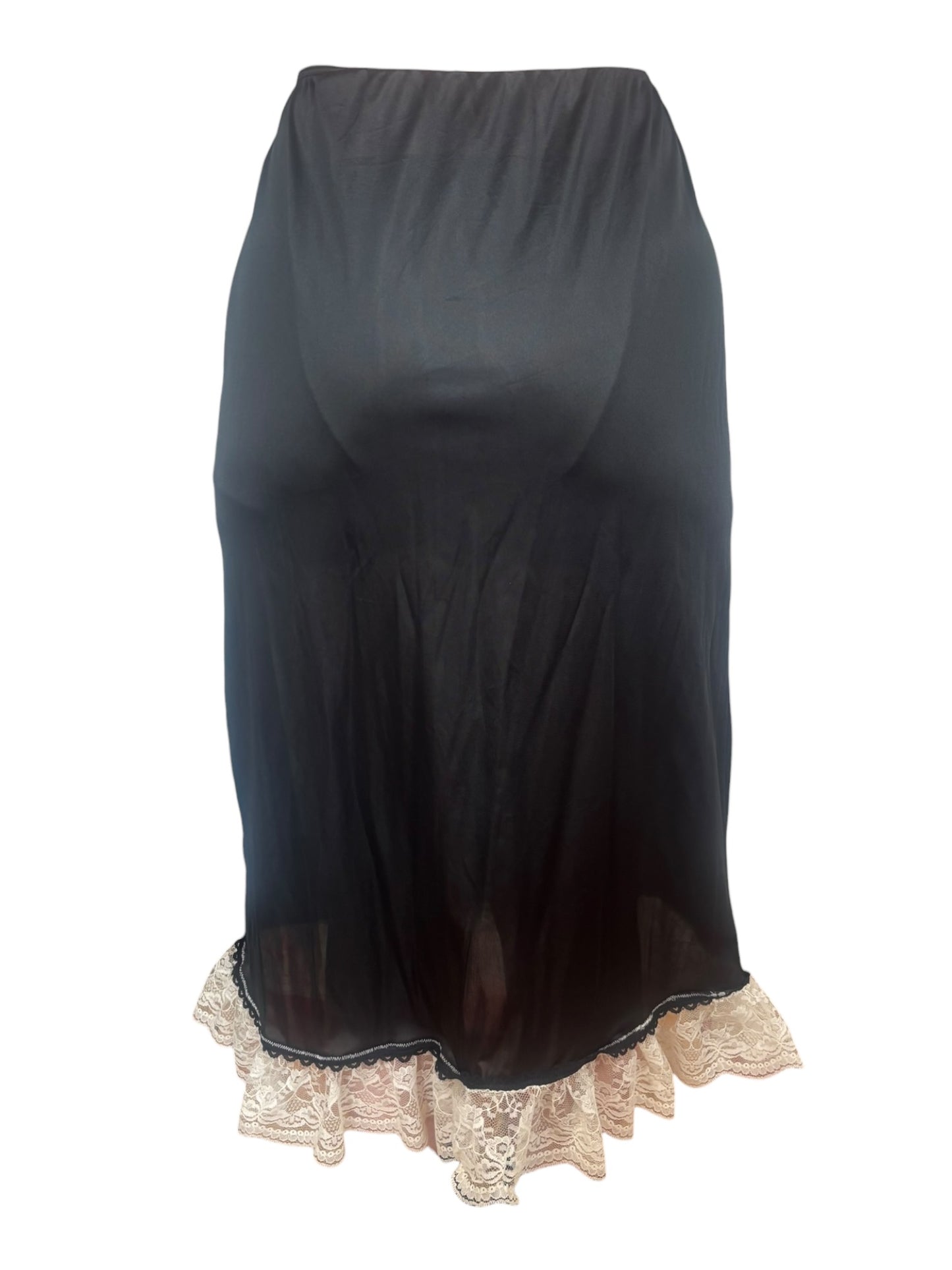 Bound Black Skirt - L