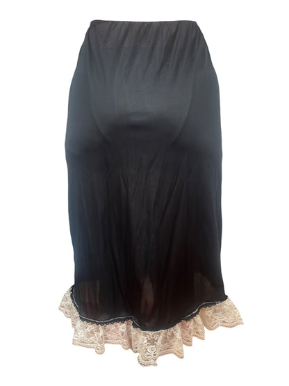 Bound Black Skirt - L