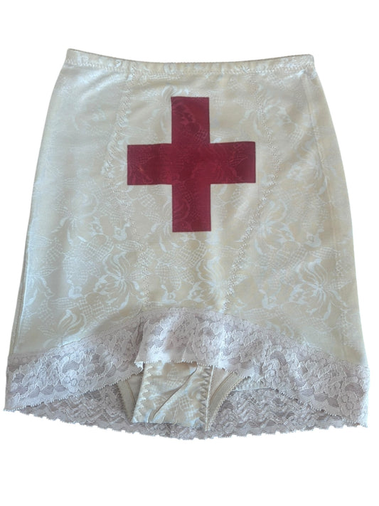 Lovesick Vintage Girdle Skirt w Panty - XS