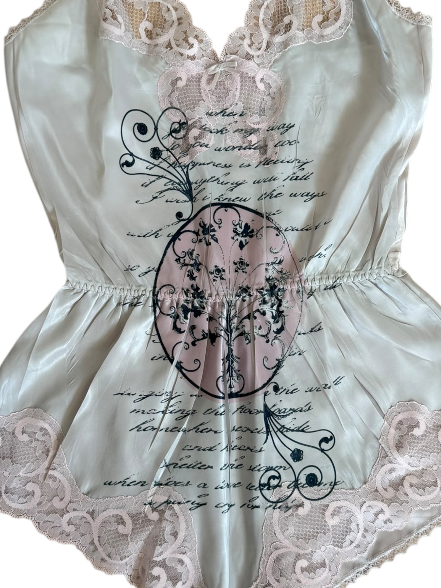 Gilded Love Cream Bodysuit - S/M