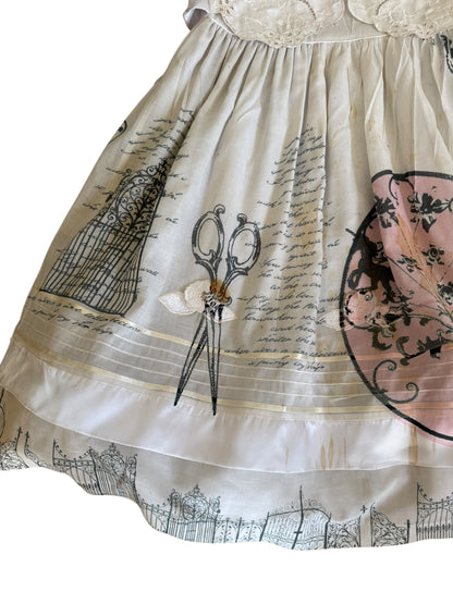 Dream Weaver Tattered Vintage Dress - S